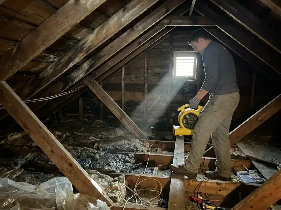attic-water-damage-drying-proc-007 — frequently asked questions, Emergency Water Extraction & 24/7 Flood Response in Springe…